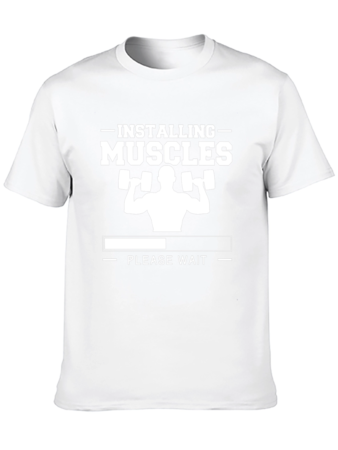Installing Muscles Funny Gym T-Shirt
