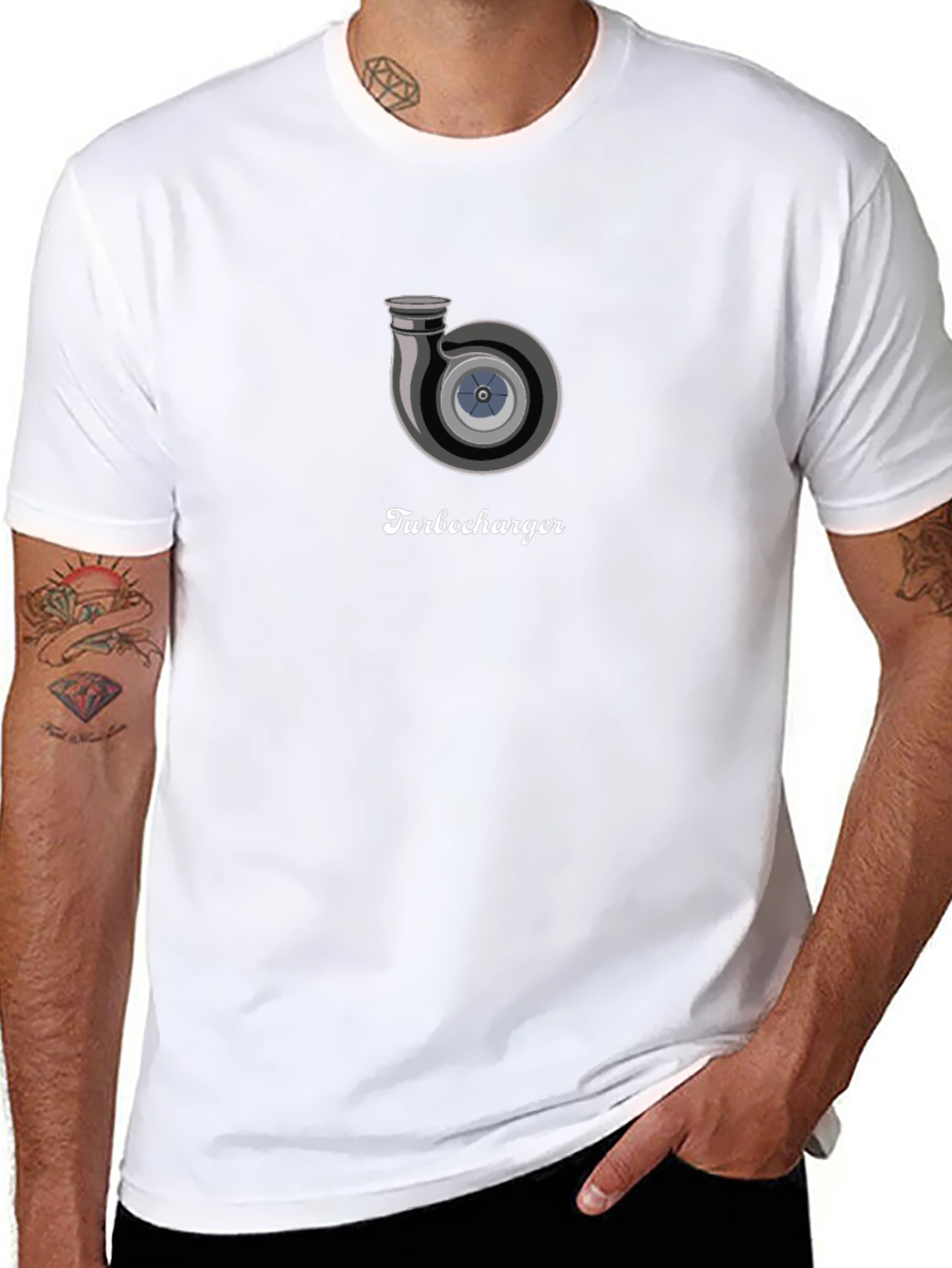Turbocharger Graphic Tee - Black