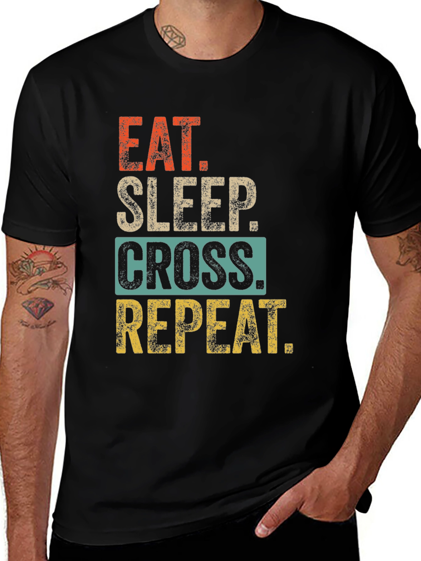 Eat Sleep Cross Repeat T-Shirt