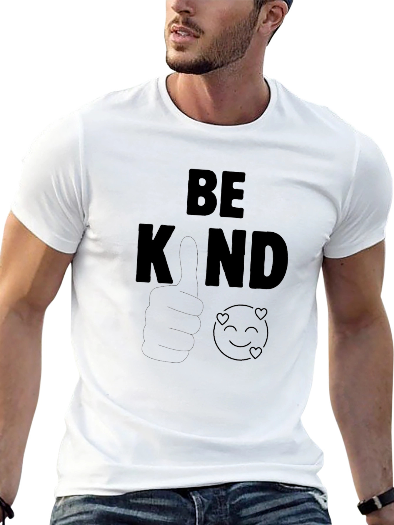 Be Kind Graphic Tee - Soft Cotton Blend