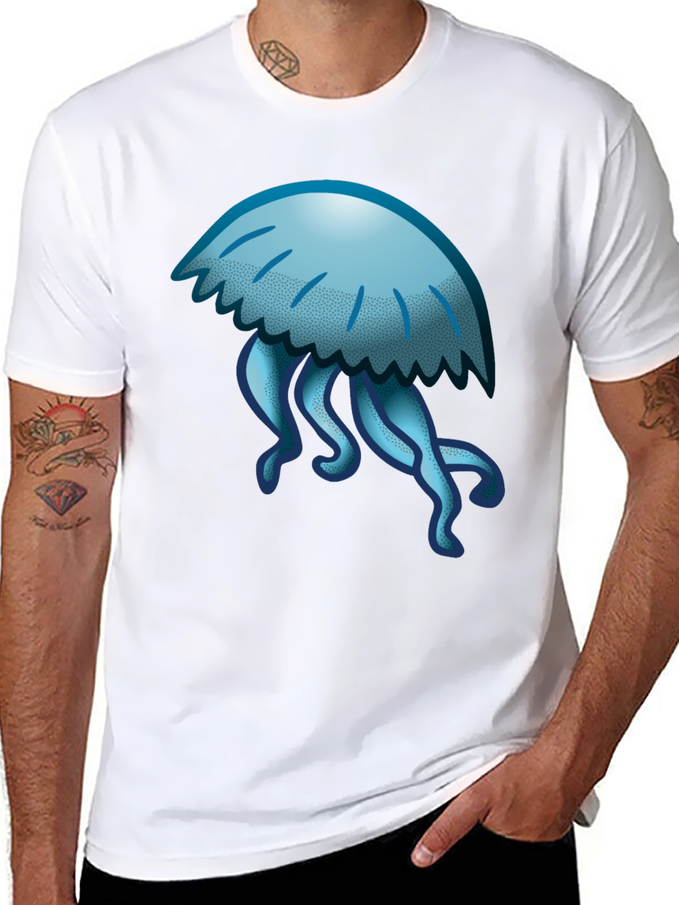 Jellyfish Graphic Tee - Cool Casual Style