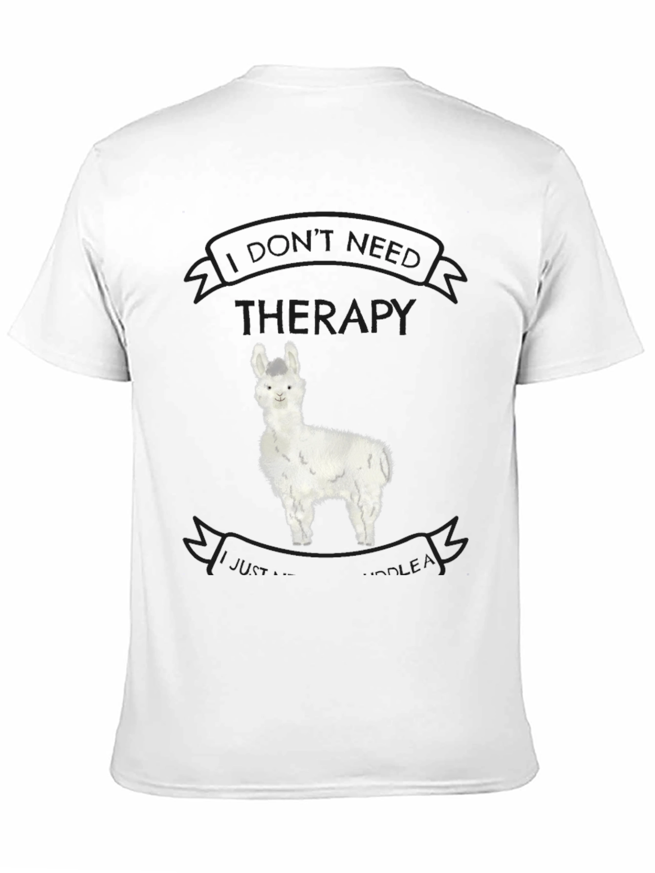 Alpaca Therapy T-Shirt - Funny Llama Graphic Tee