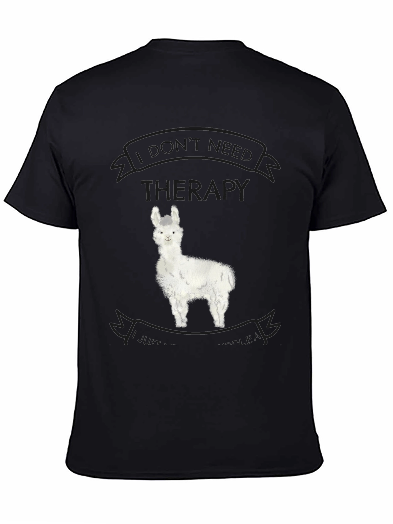 Alpaca Therapy T-Shirt - Funny Llama Graphic Tee
