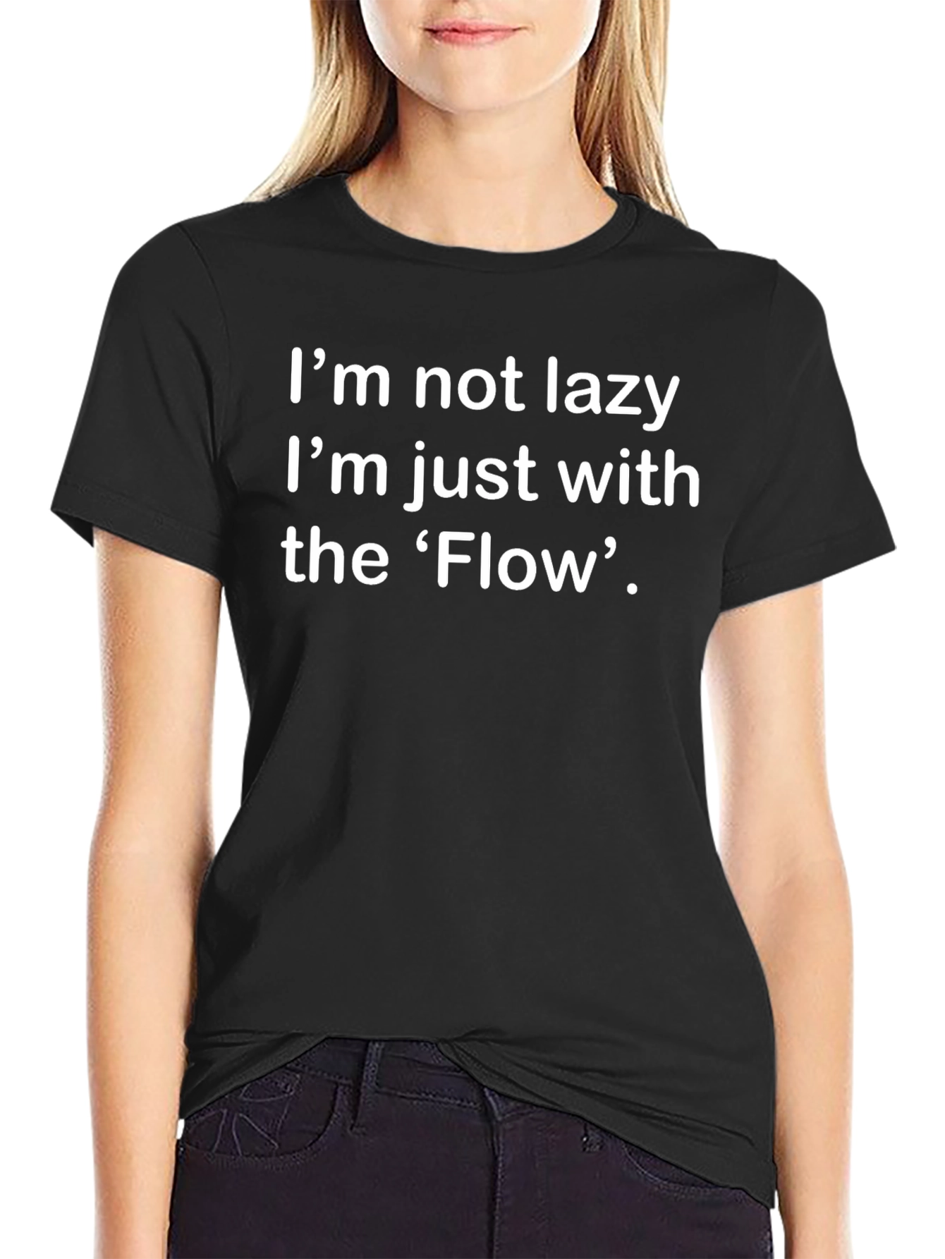 Funny Flow Graphic Tee - Relaxed Style