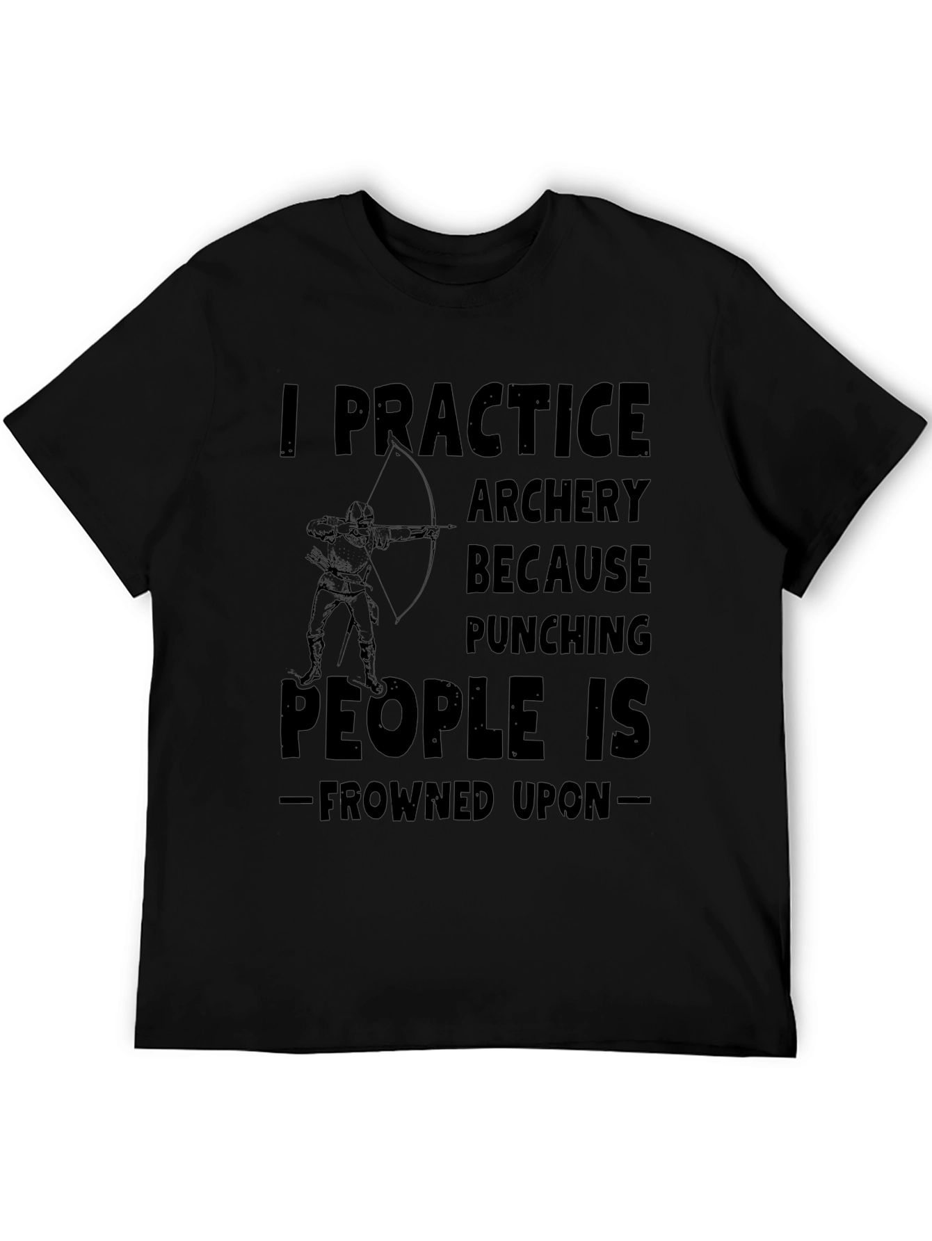 Archery Practice Tee - Punching Frowned Upon
