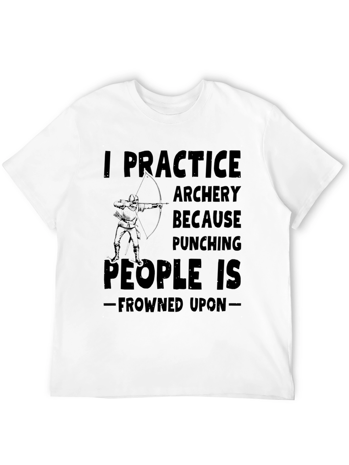 Archery Practice Tee - Punching Frowned Upon