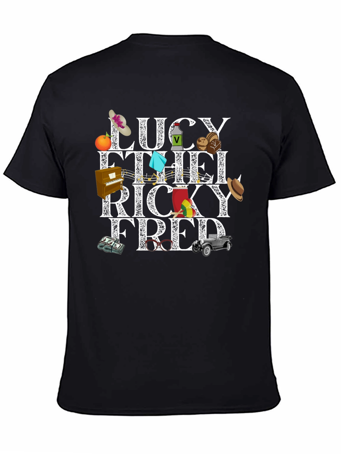 I Love Lucy Characters Graphic T-Shirt