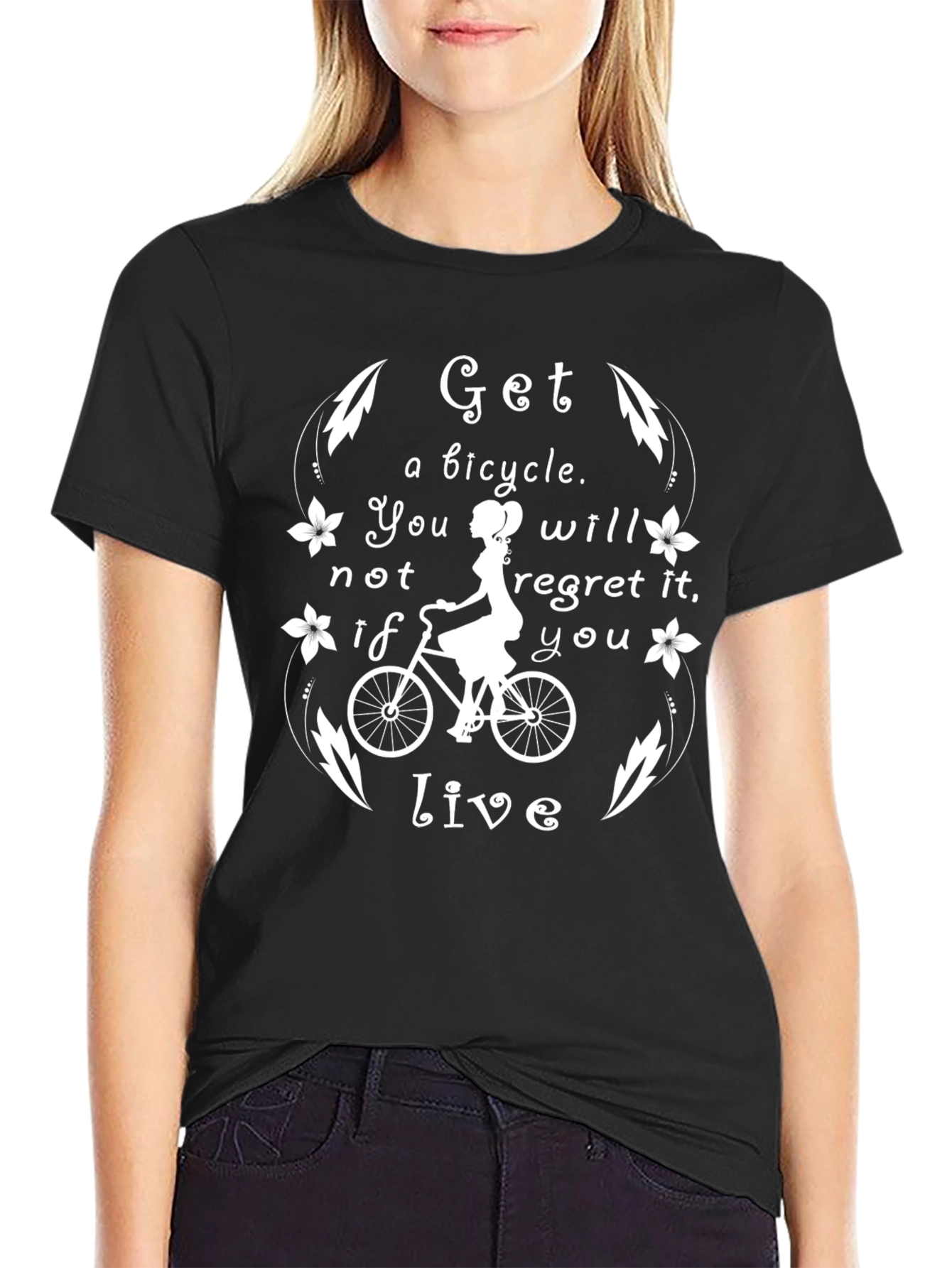 Get A Bicycle Graphic Tee - Unisex Adult T-Shirt