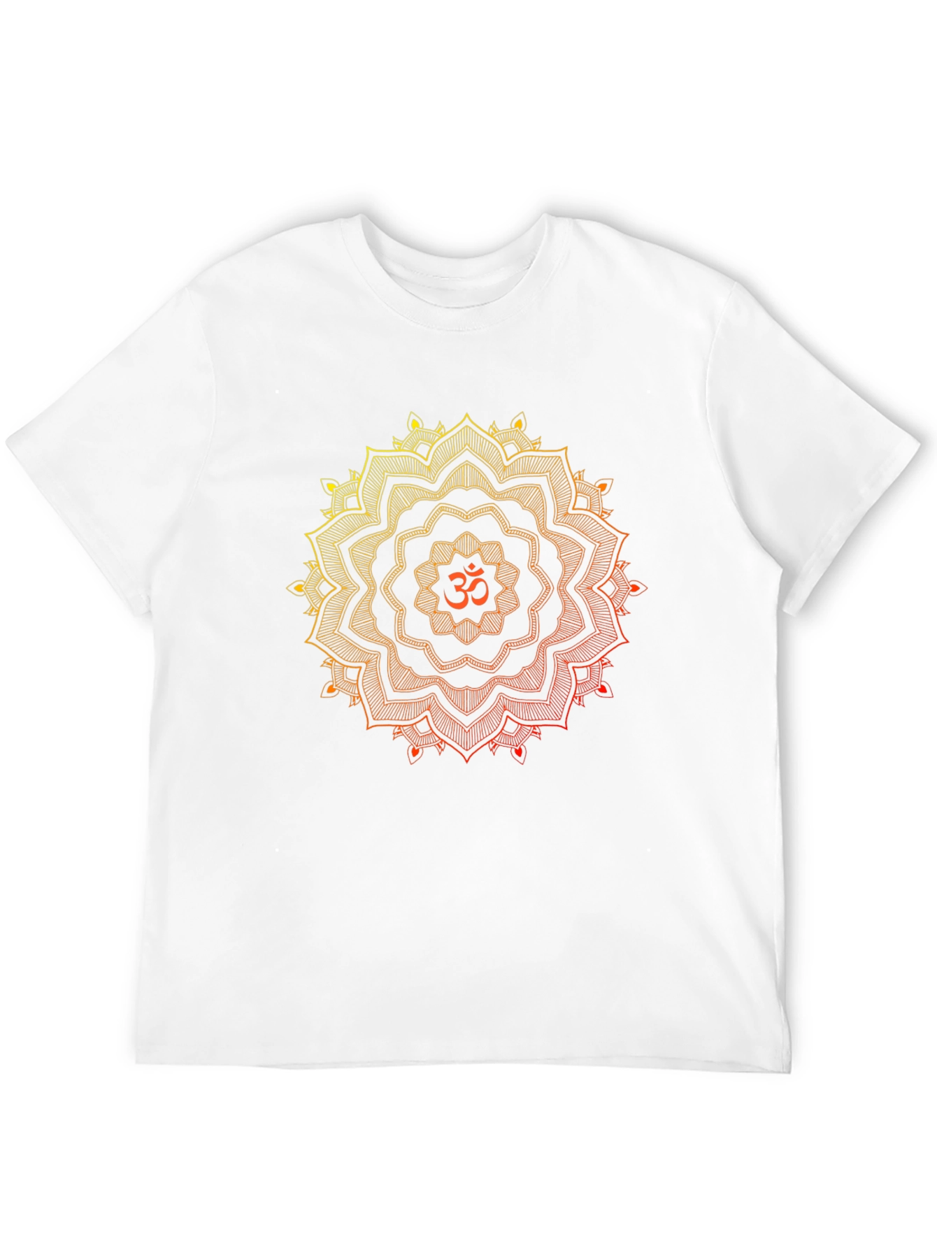 Om Mandala Graphic Black T-Shirt
