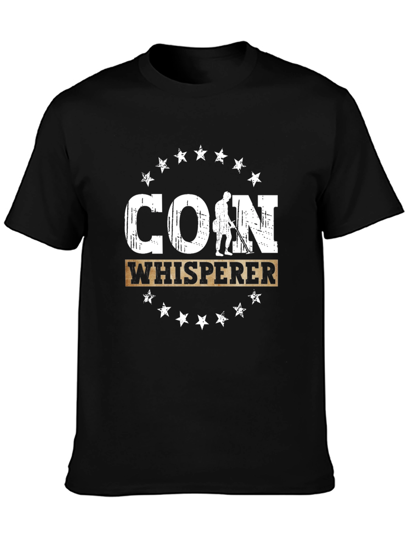 Coin Whisperer Black T-Shirt