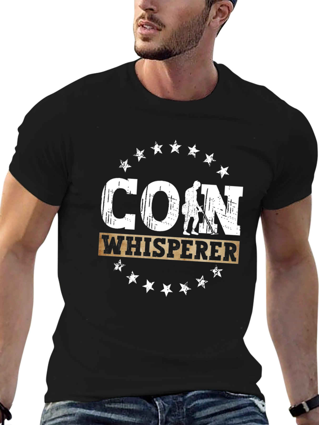 Coin Whisperer Black T-Shirt