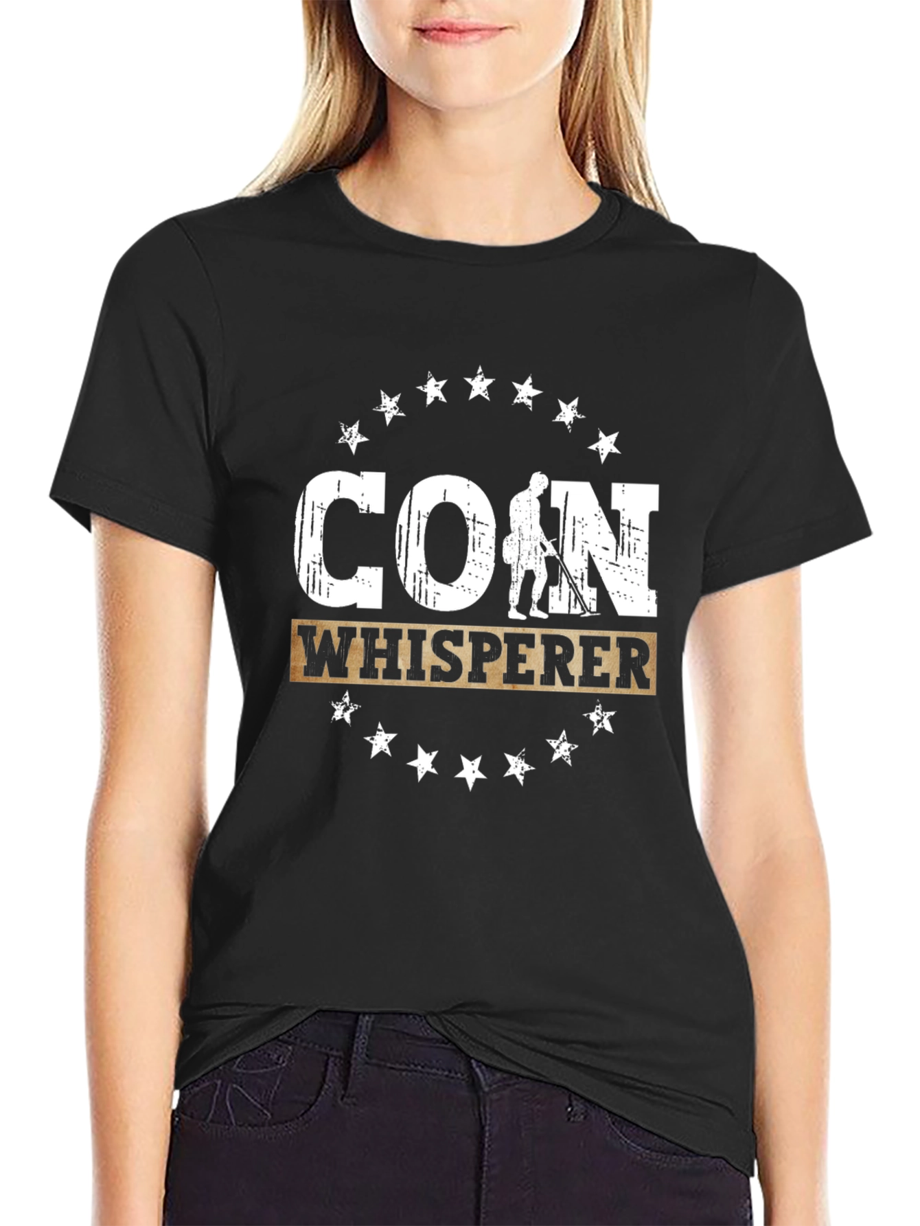 Coin Whisperer Black T-Shirt