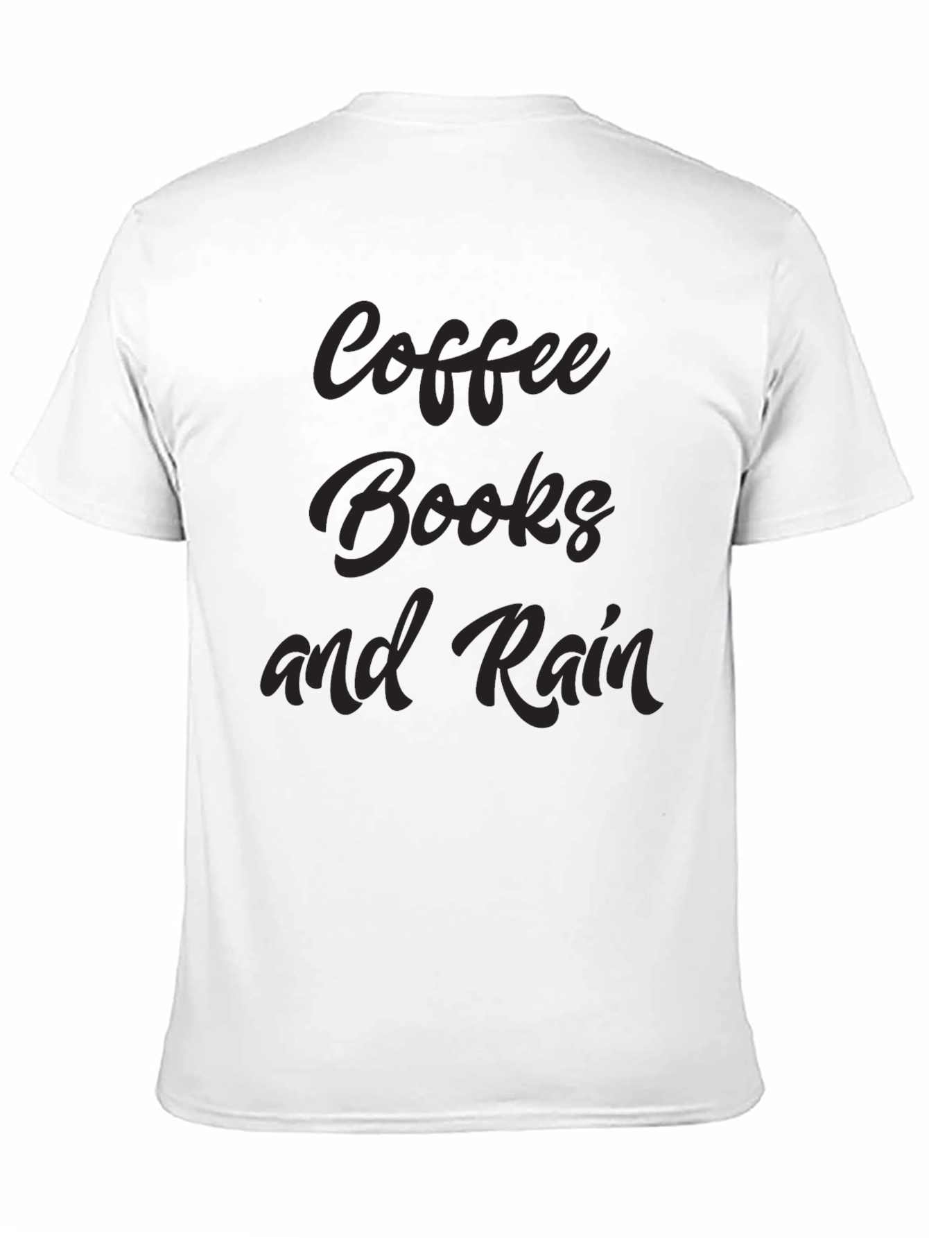 Coffee Books and Rain Graphic Tee