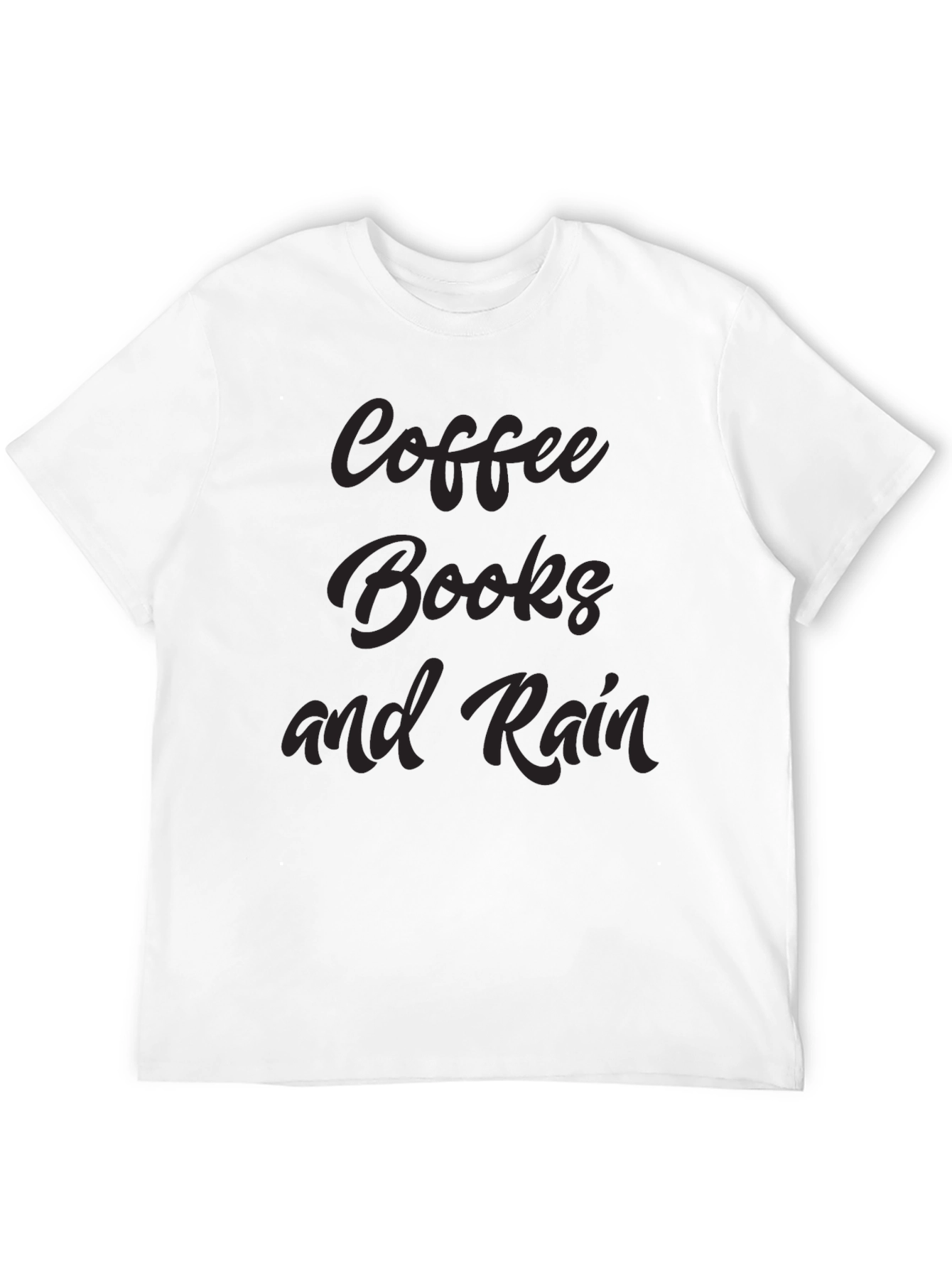 Coffee Books and Rain Graphic Tee