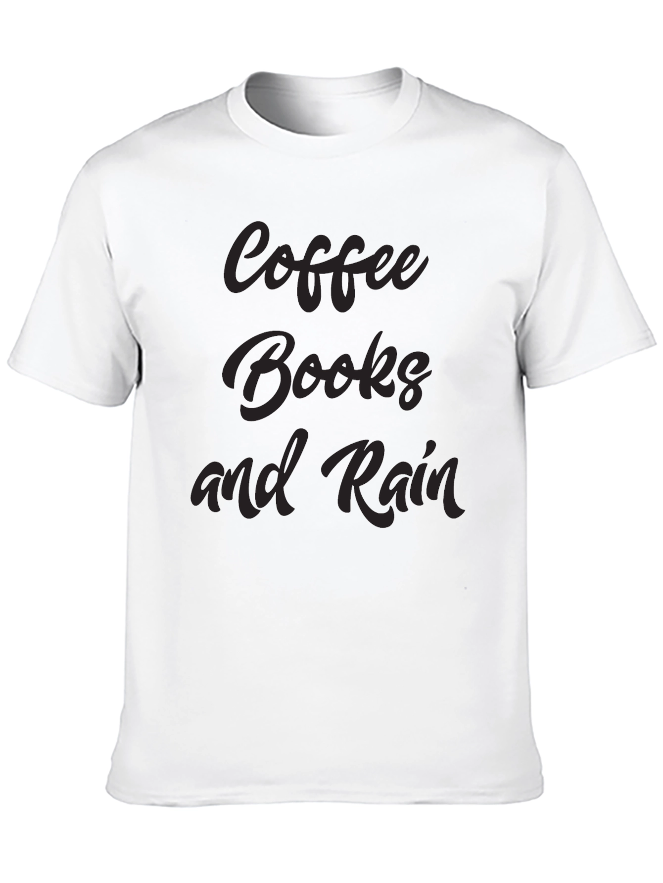 Coffee Books and Rain Graphic Tee