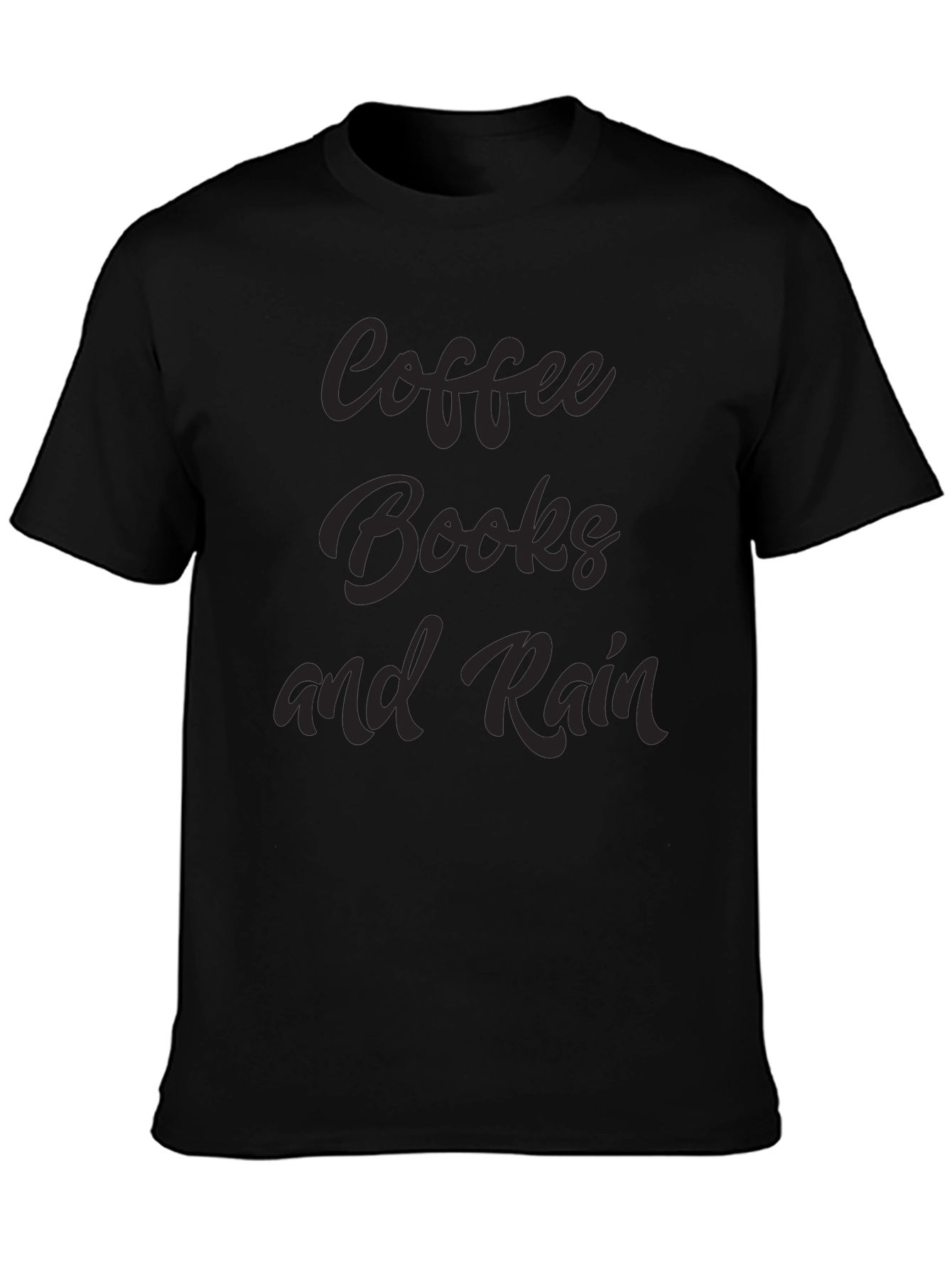 Coffee Books and Rain Graphic Tee