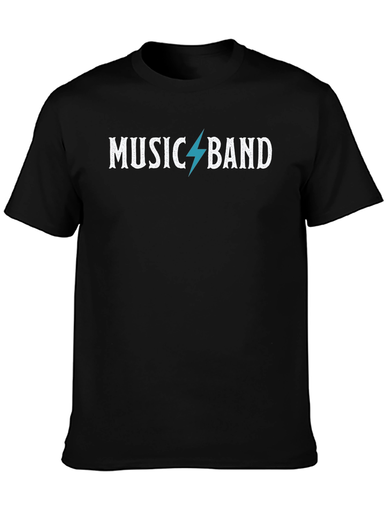 Music Band Graphic T-Shirt - Black