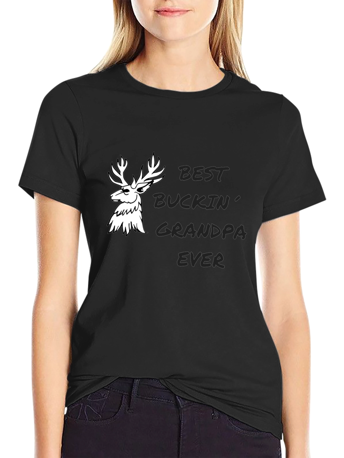Best Buckin Grandpa Ever Graphic Tee
