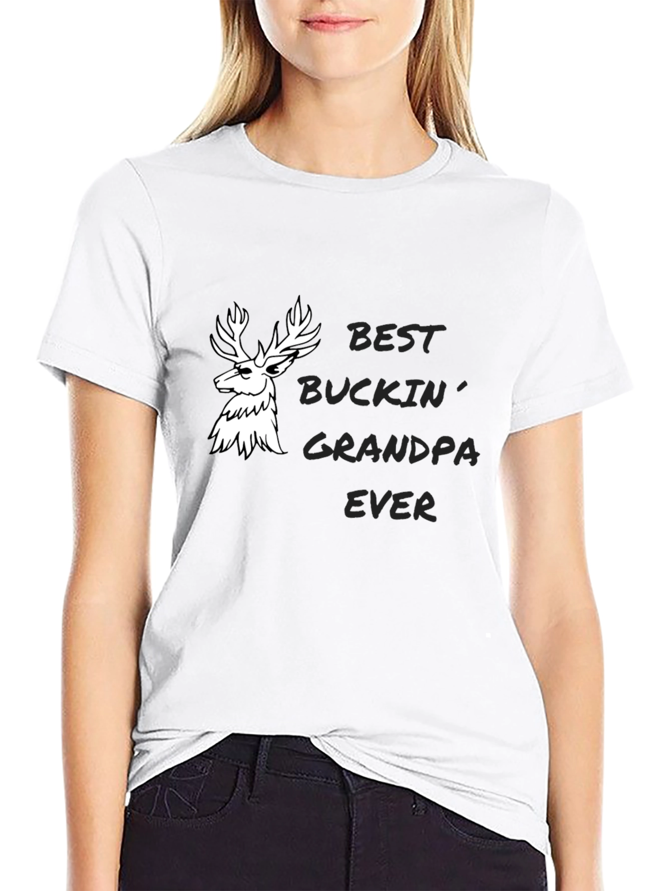 Best Buckin Grandpa Ever Graphic Tee