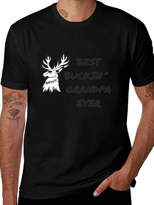 Best Buckin Grandpa Ever Graphic Tee