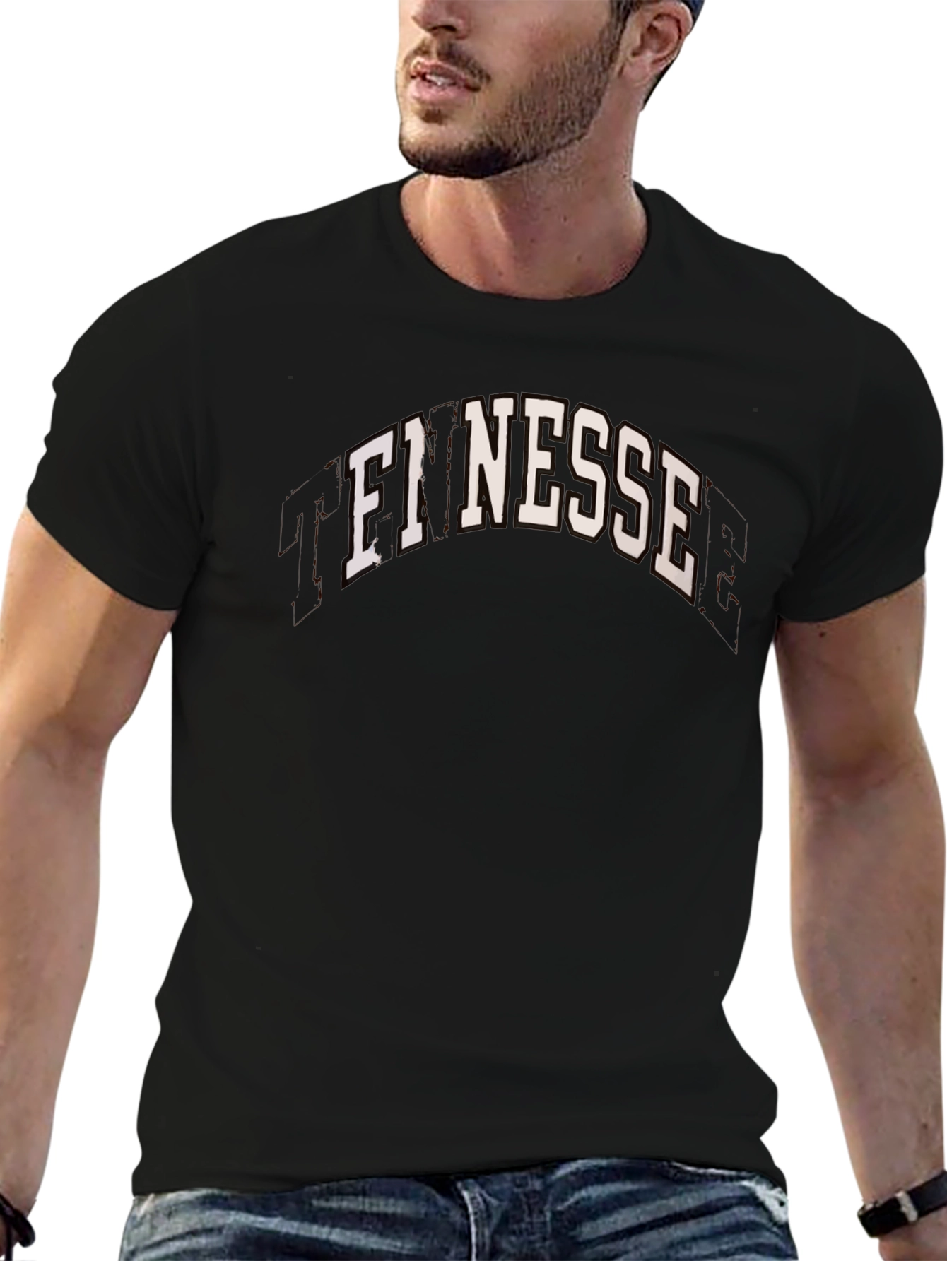 F1 NESSE Black Cotton Graphic Tee
