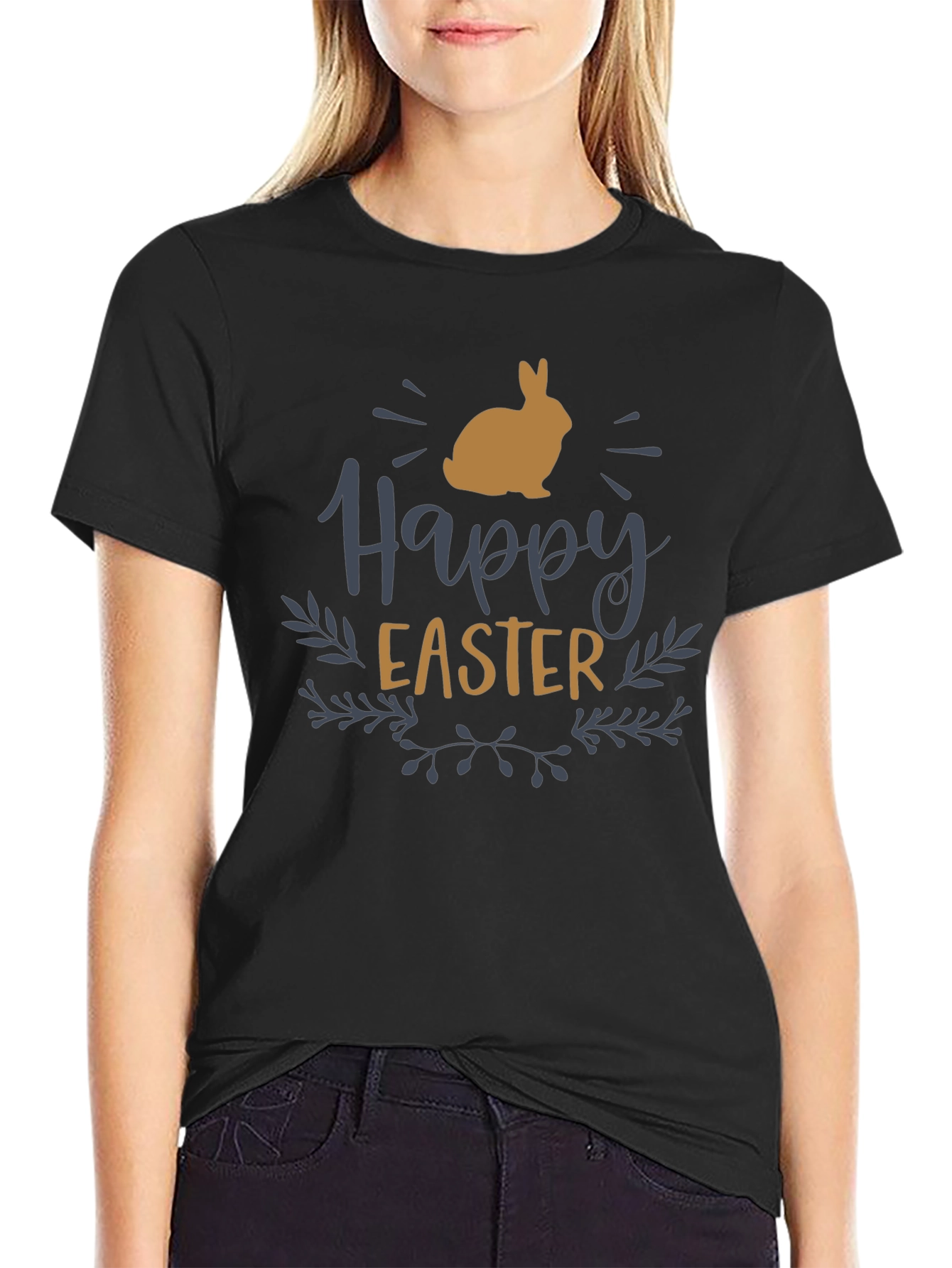 Happy Easter Bunny Graphic Tee - Stylish Holiday Shirt