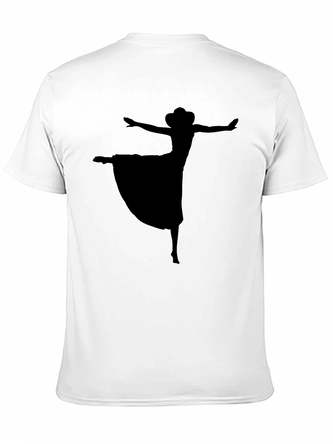 Dancing Silhouette Graphic Black T-Shirt