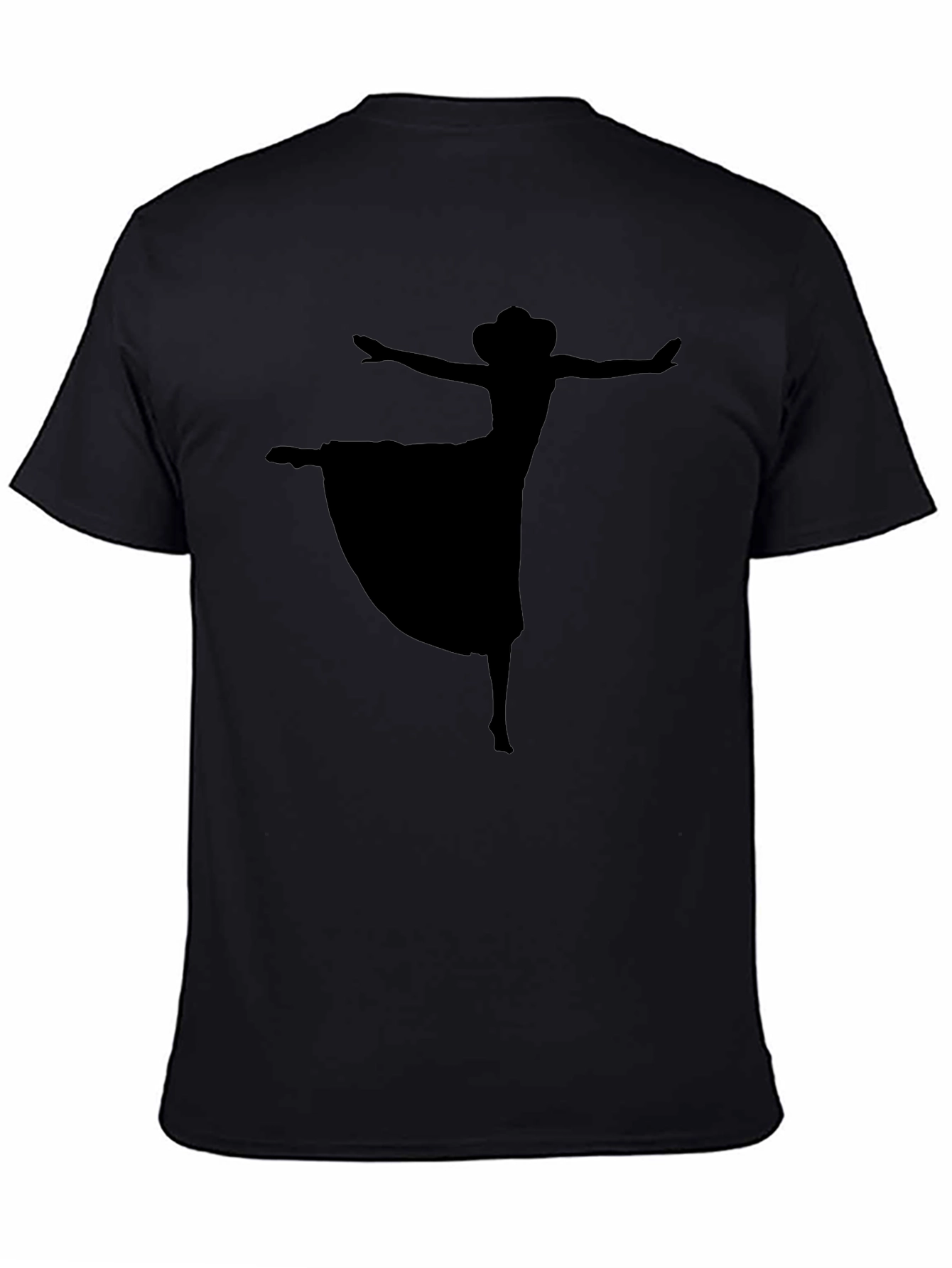 Dancing Silhouette Graphic Black T-Shirt