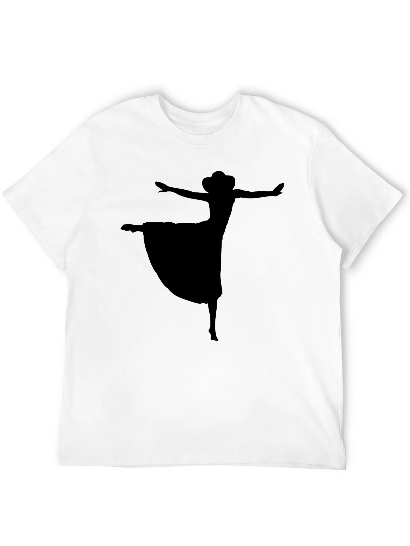 Dancing Silhouette Graphic Black T-Shirt