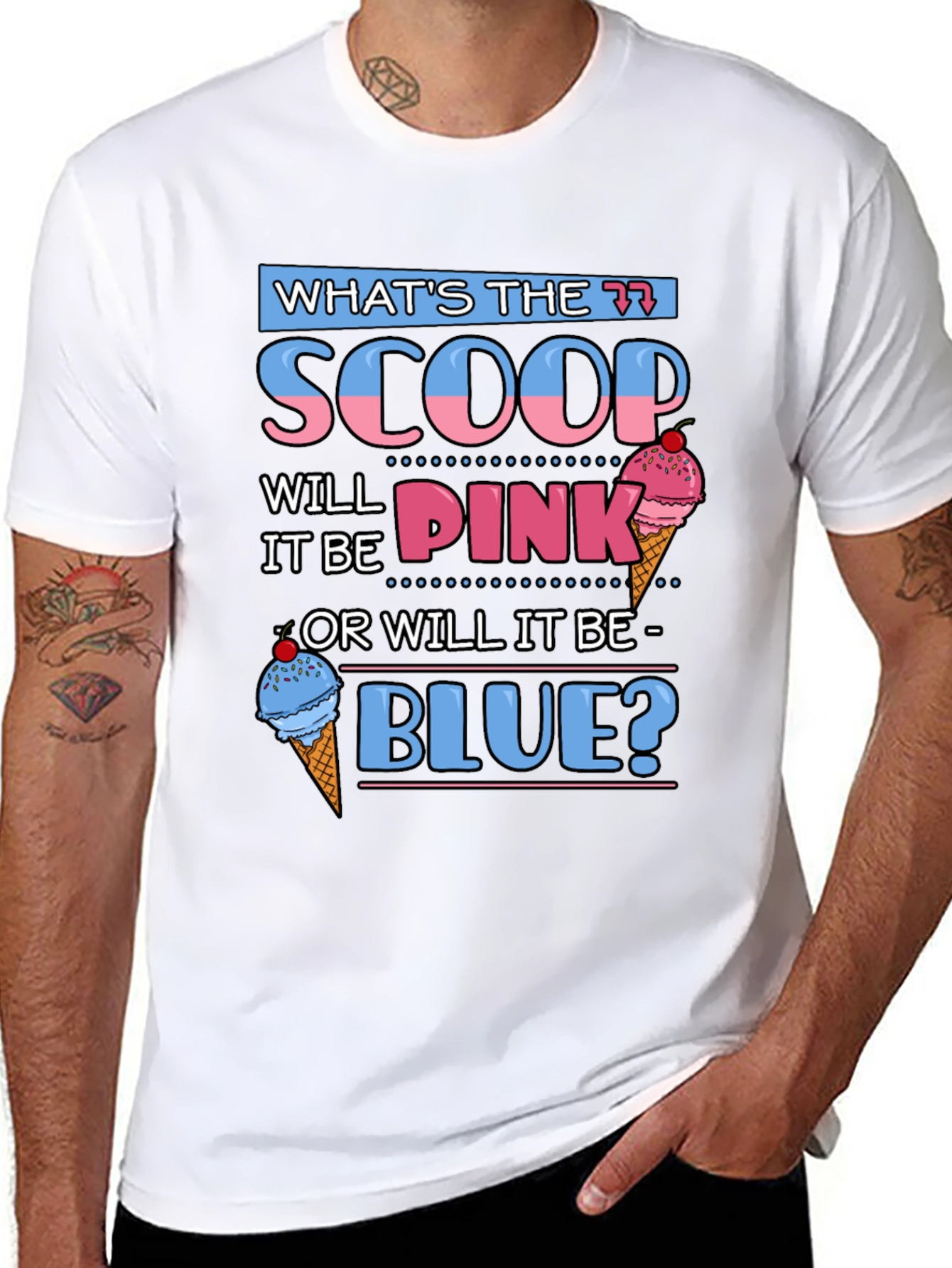 Gender Reveal Whats The Scoop? T-Shirt