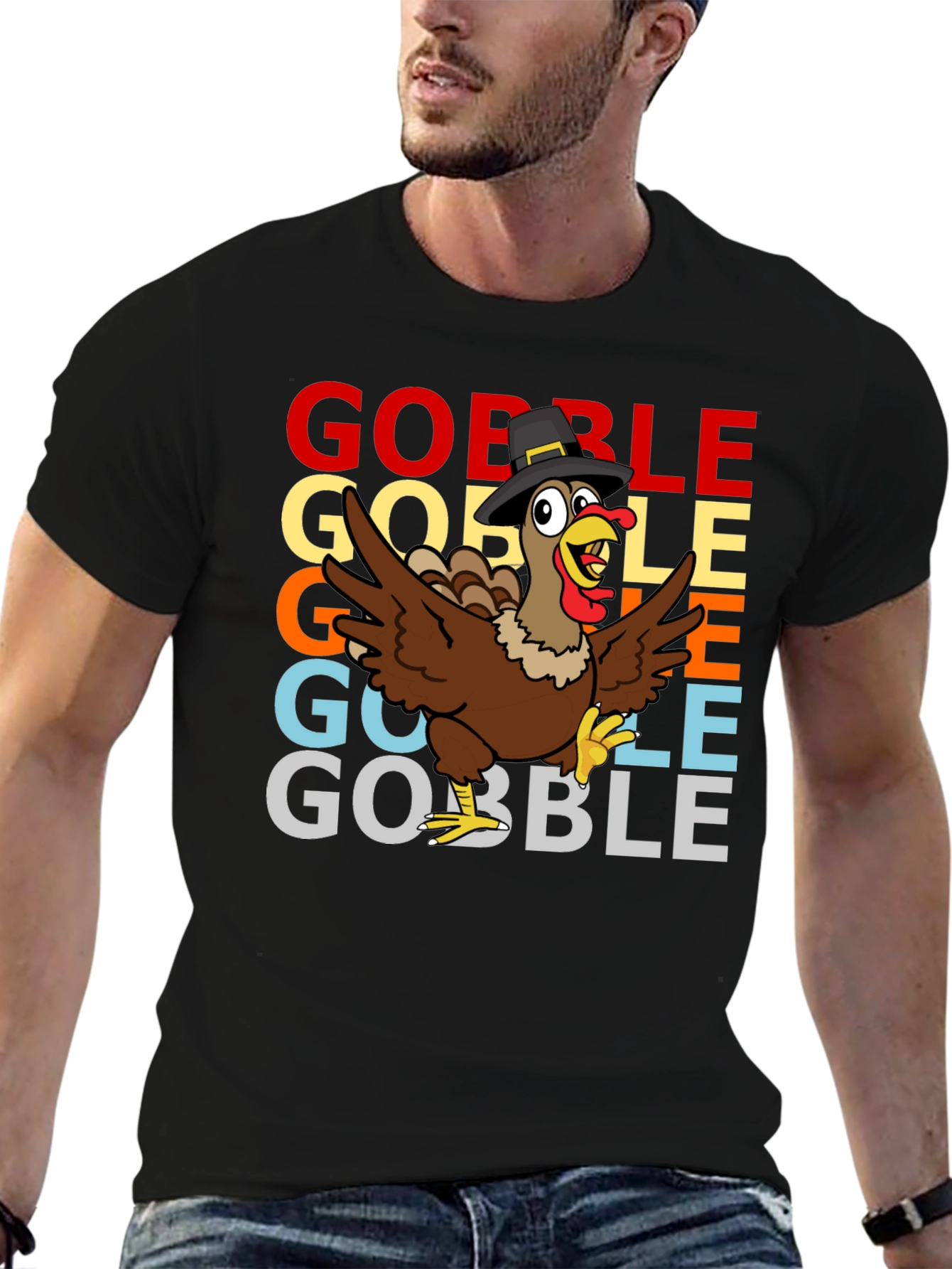 Funny Thanksgiving Turkey Gobble T-Shirt