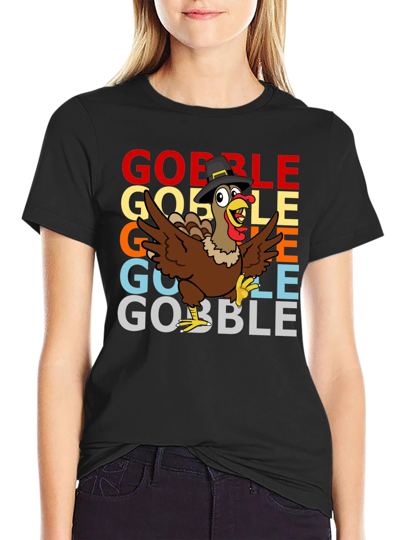 Funny Thanksgiving Turkey Gobble T-Shirt