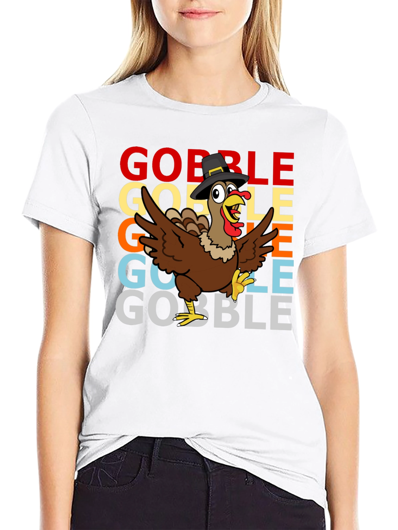 Funny Thanksgiving Turkey Gobble T-Shirt