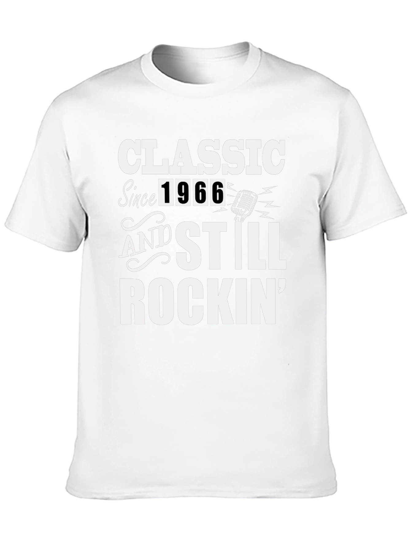 Classic Since 1966 Rockin Black T-Shirt
