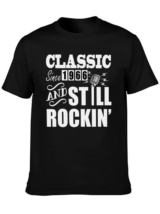 Classic Since 1966 Rockin Black T-Shirt