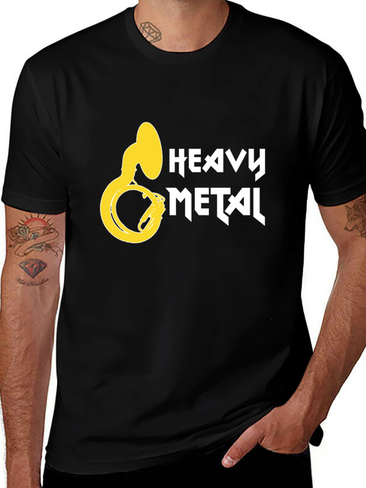 Heavy Metal Tuba T-Shirt - Black