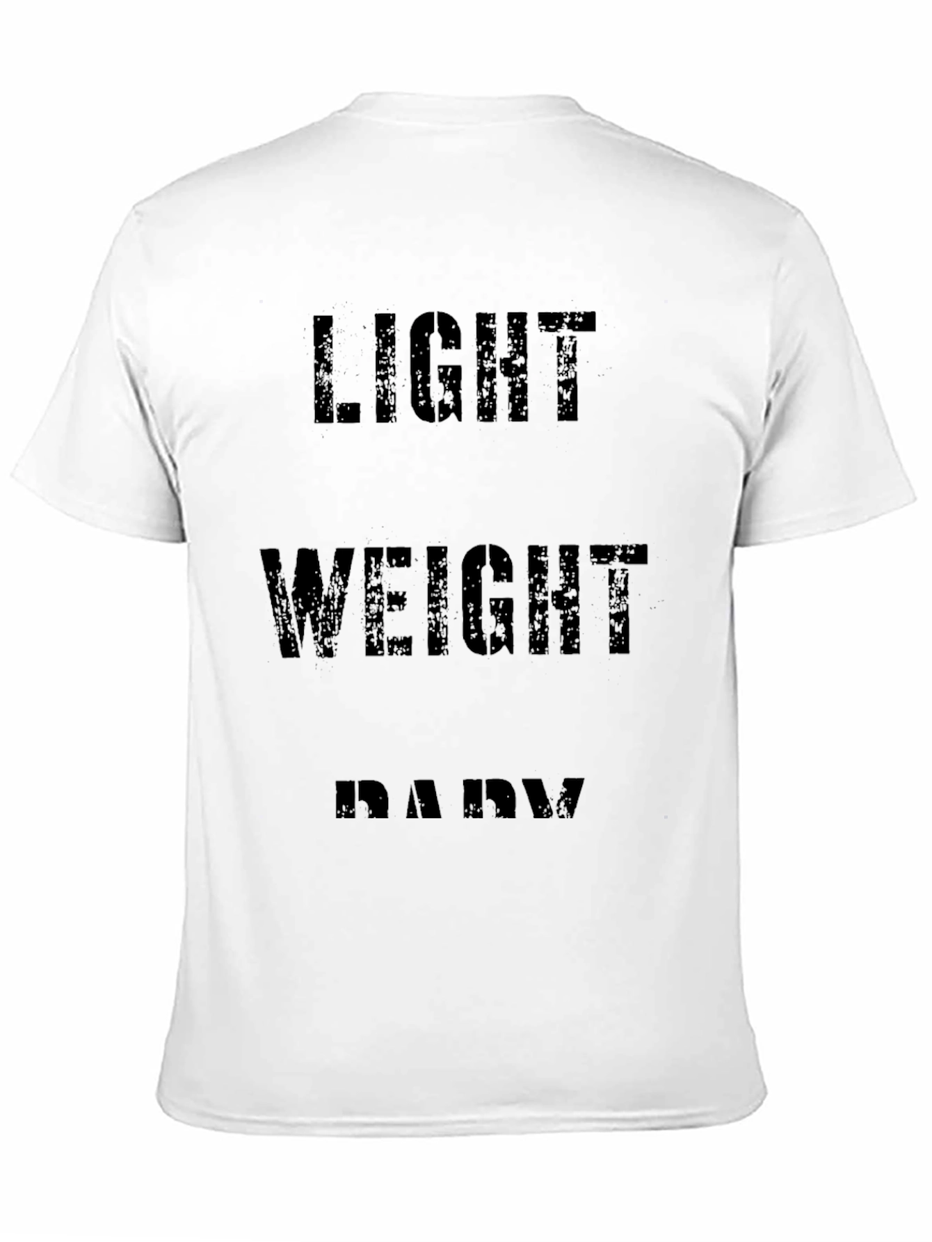 Light Weight Baby Black Graphic Tee