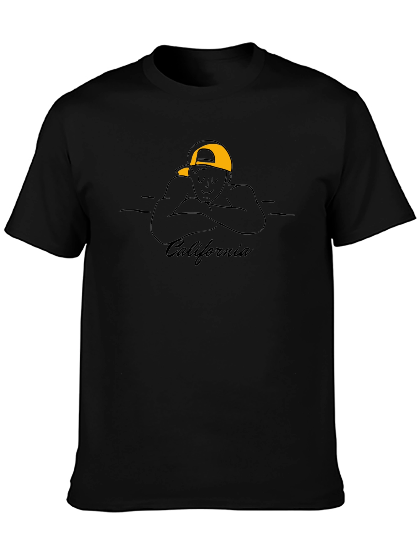 California Dreaming Graphic Tee - Black