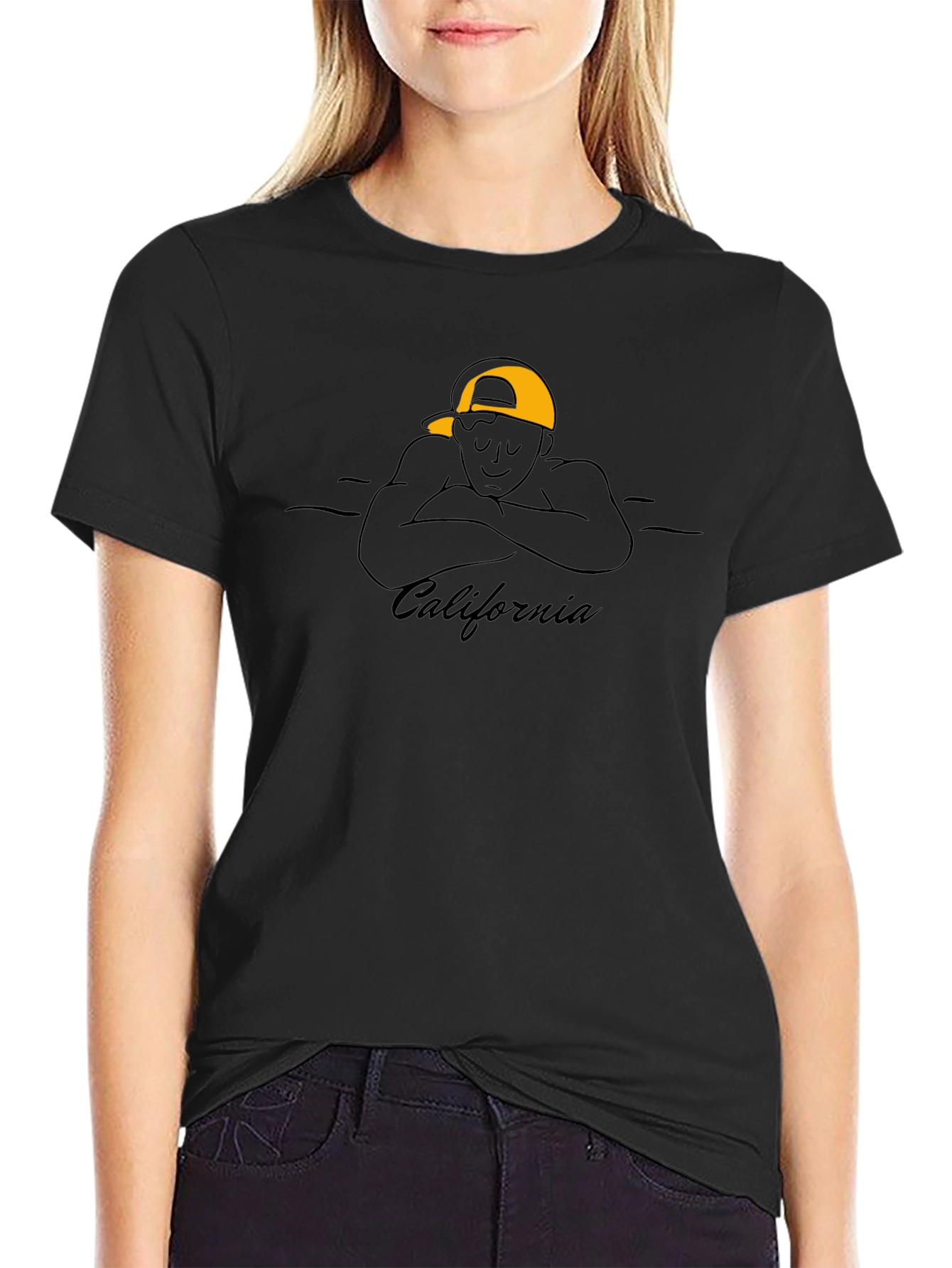 California Dreaming Graphic Tee - Black