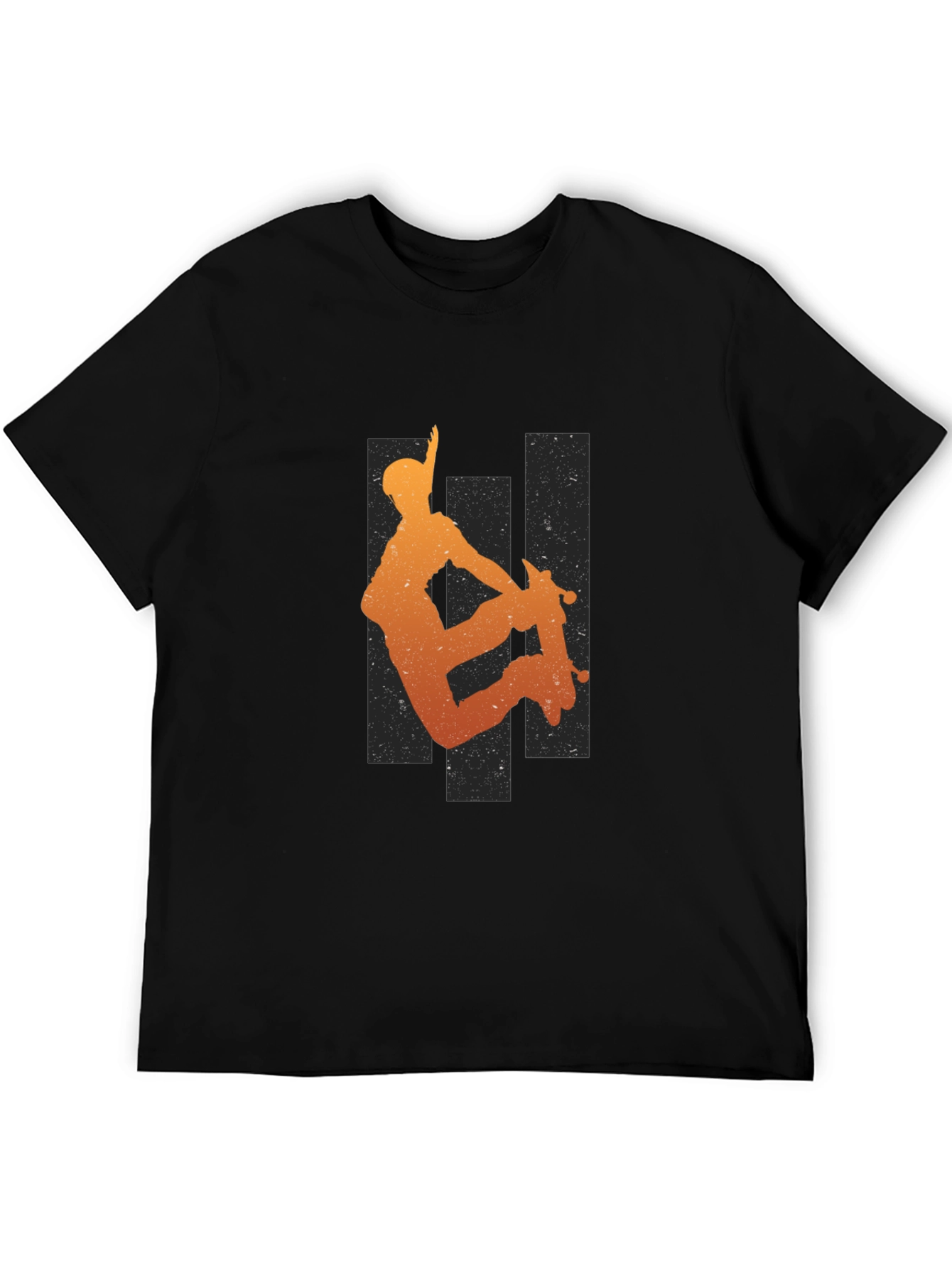 Skater Silhouette Graphic Tee - Cool Urban Style