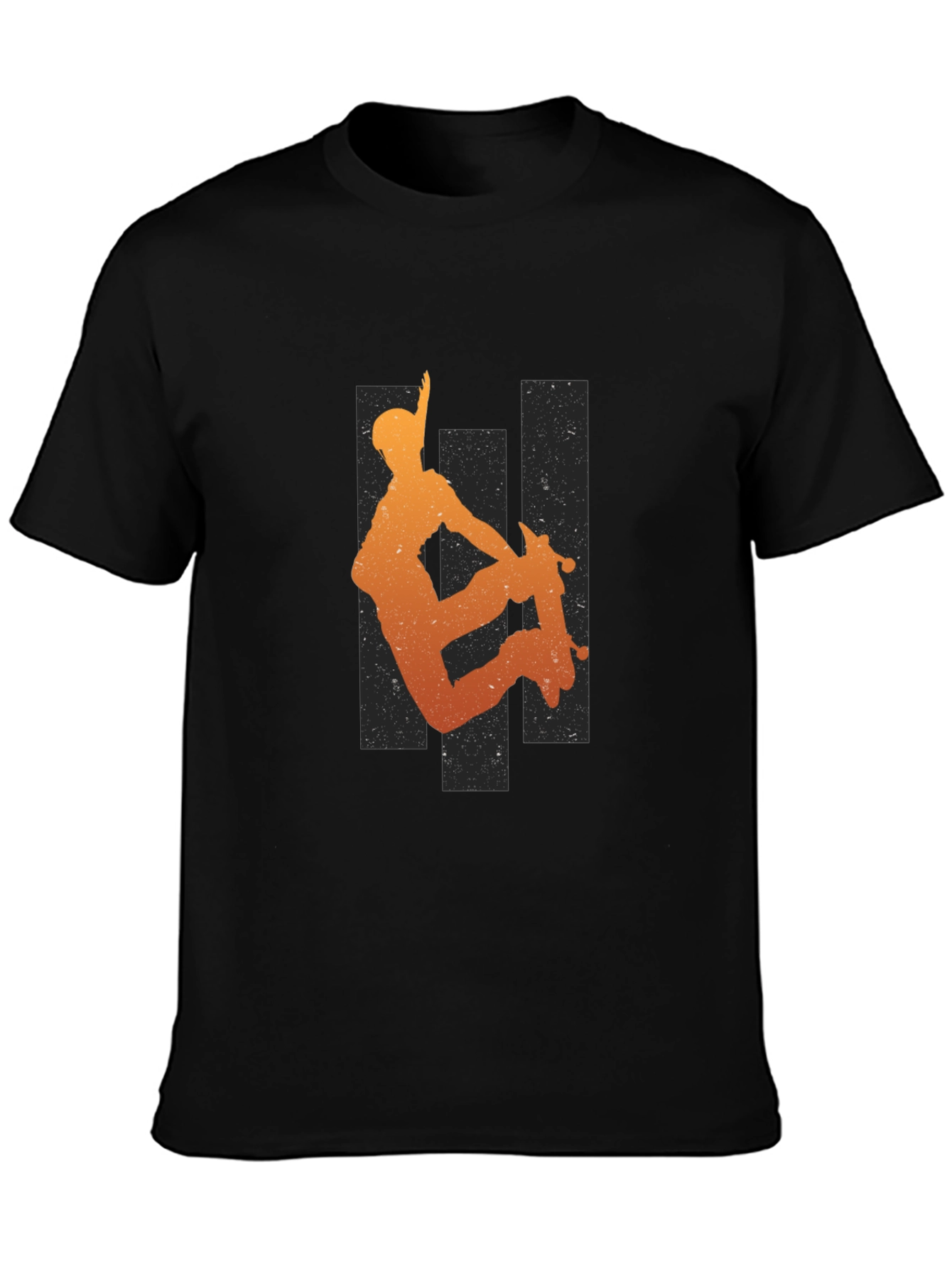 Skater Silhouette Graphic Tee - Cool Urban Style