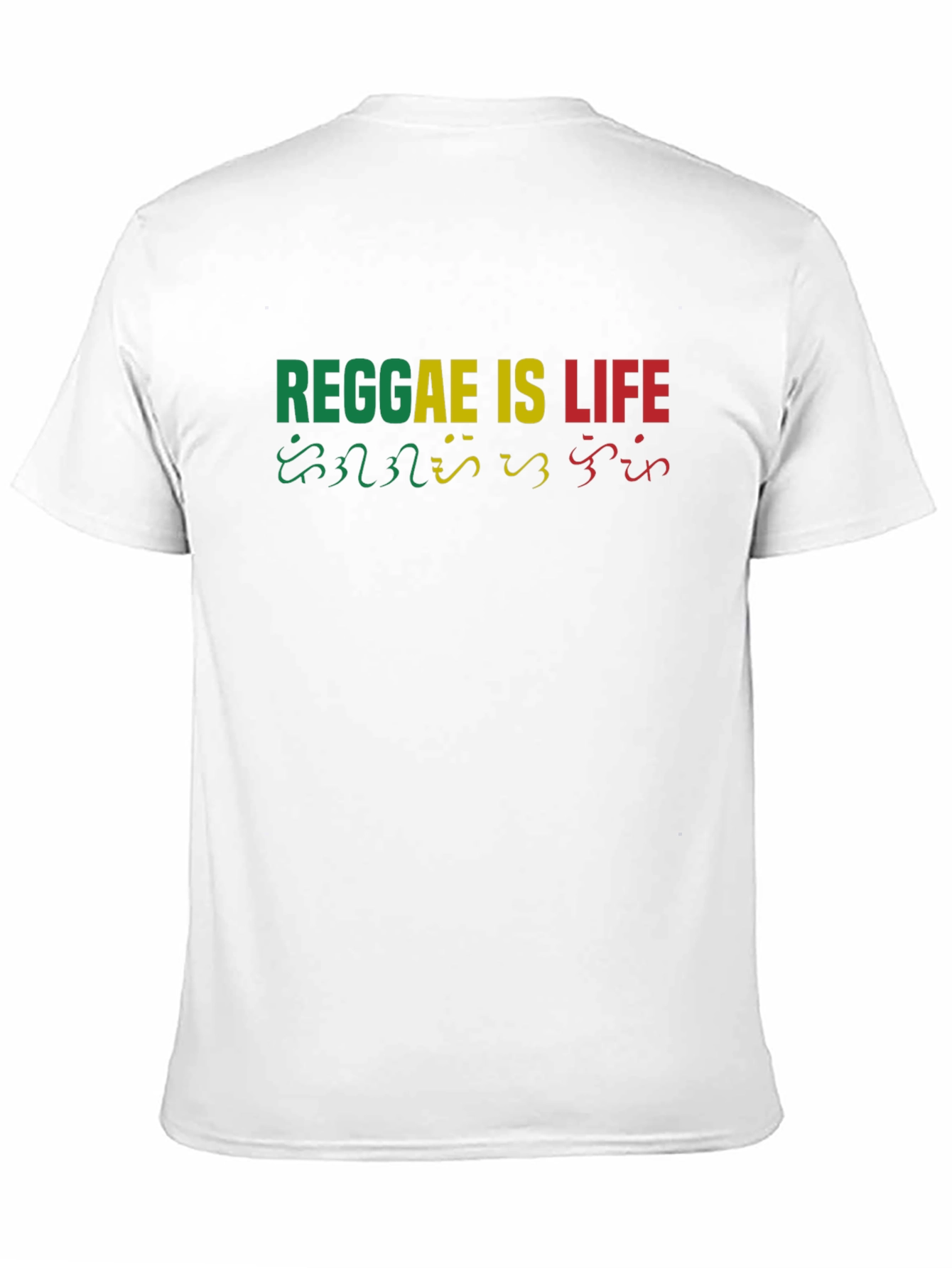 Reggae Is Life Black T-Shirt