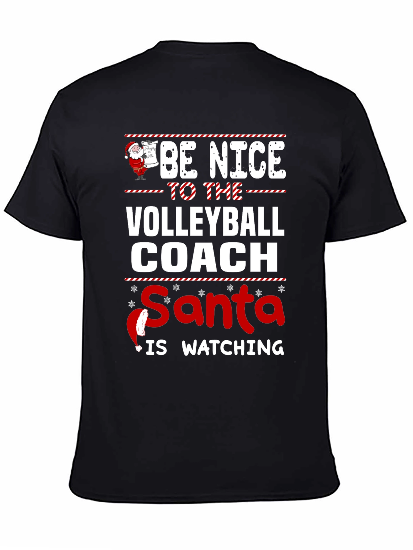 Funny Christmas Volleyball Coach T-Shirt
