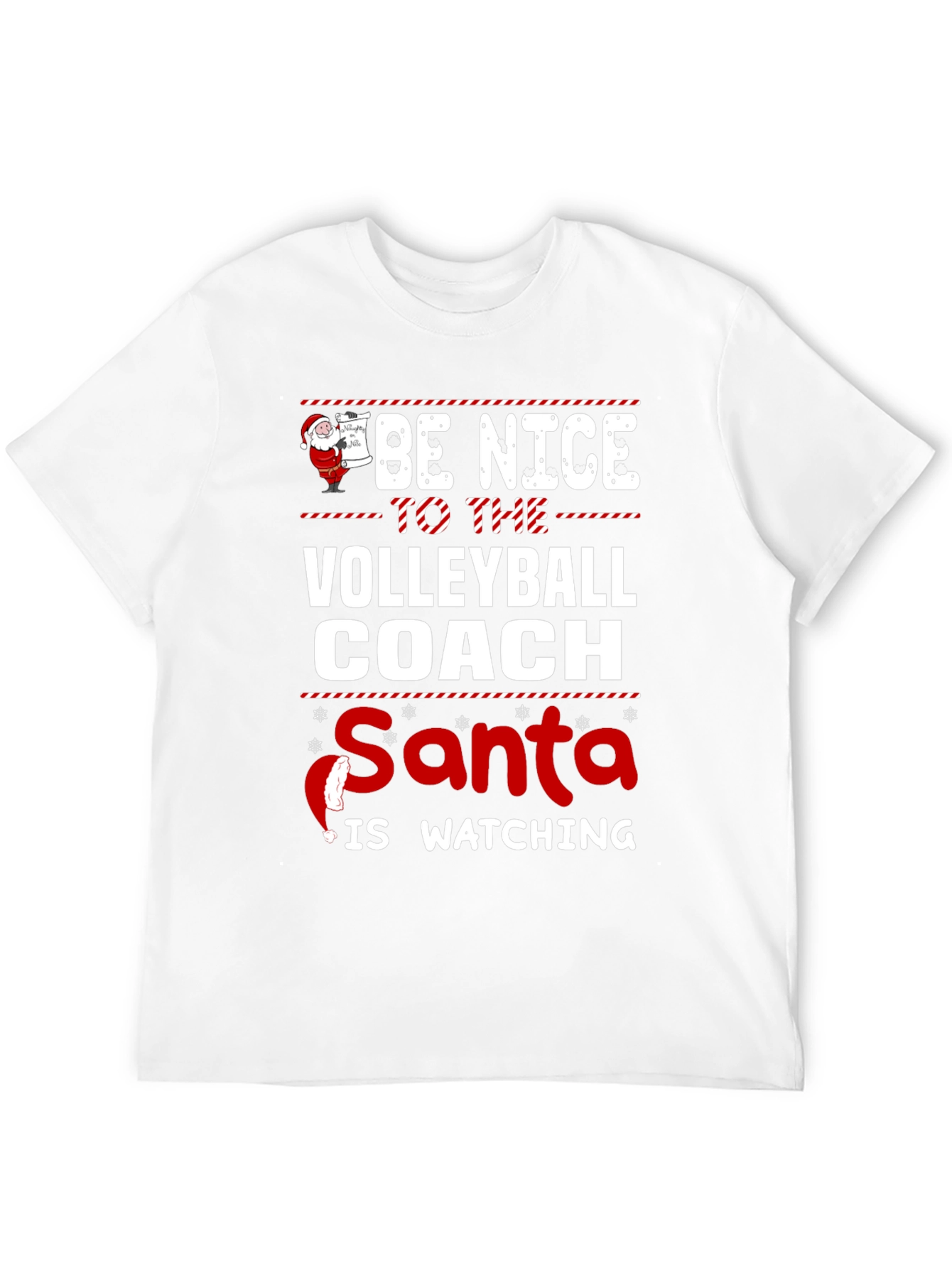 Funny Christmas Volleyball Coach T-Shirt