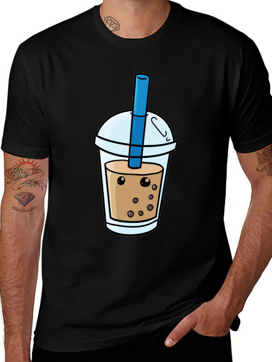 Boba Tea Graphic Tee - Casual Style