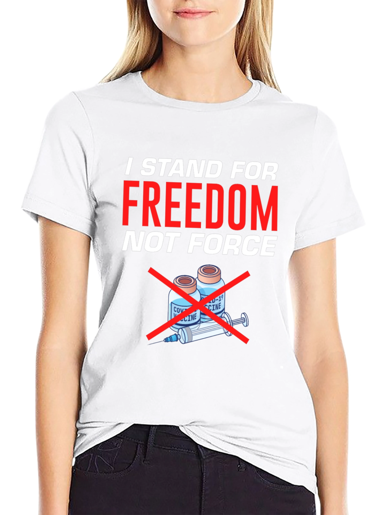 Freedom Not Force T-Shirt - Anti Vaccine Tee