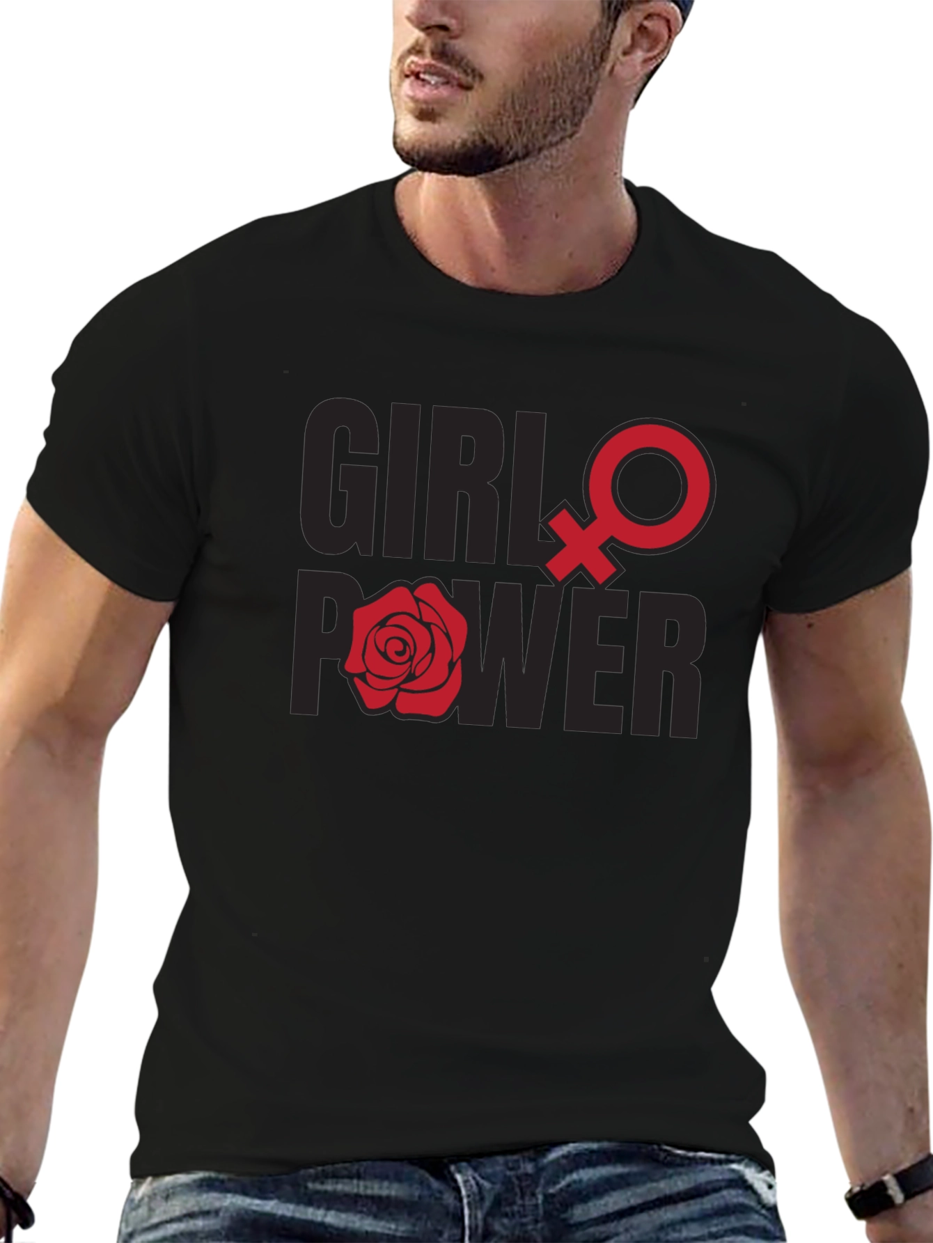 Girl Power T-Shirt - Feminist Symbol
