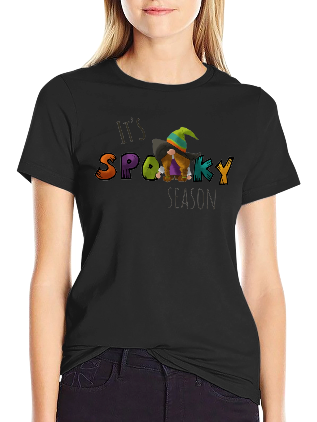 Its Spooky Season Black T-Shirt