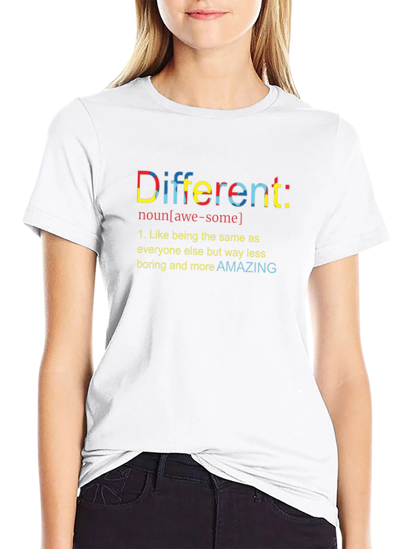 Different Definition Graphic T-Shirt - Unique Statement Tee