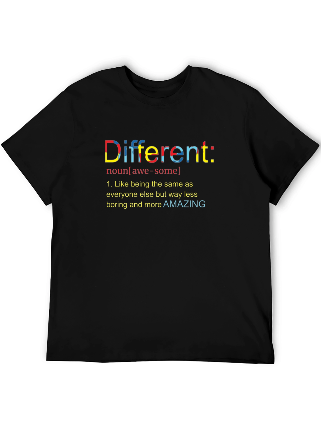 Different Definition Graphic T-Shirt - Unique Statement Tee
